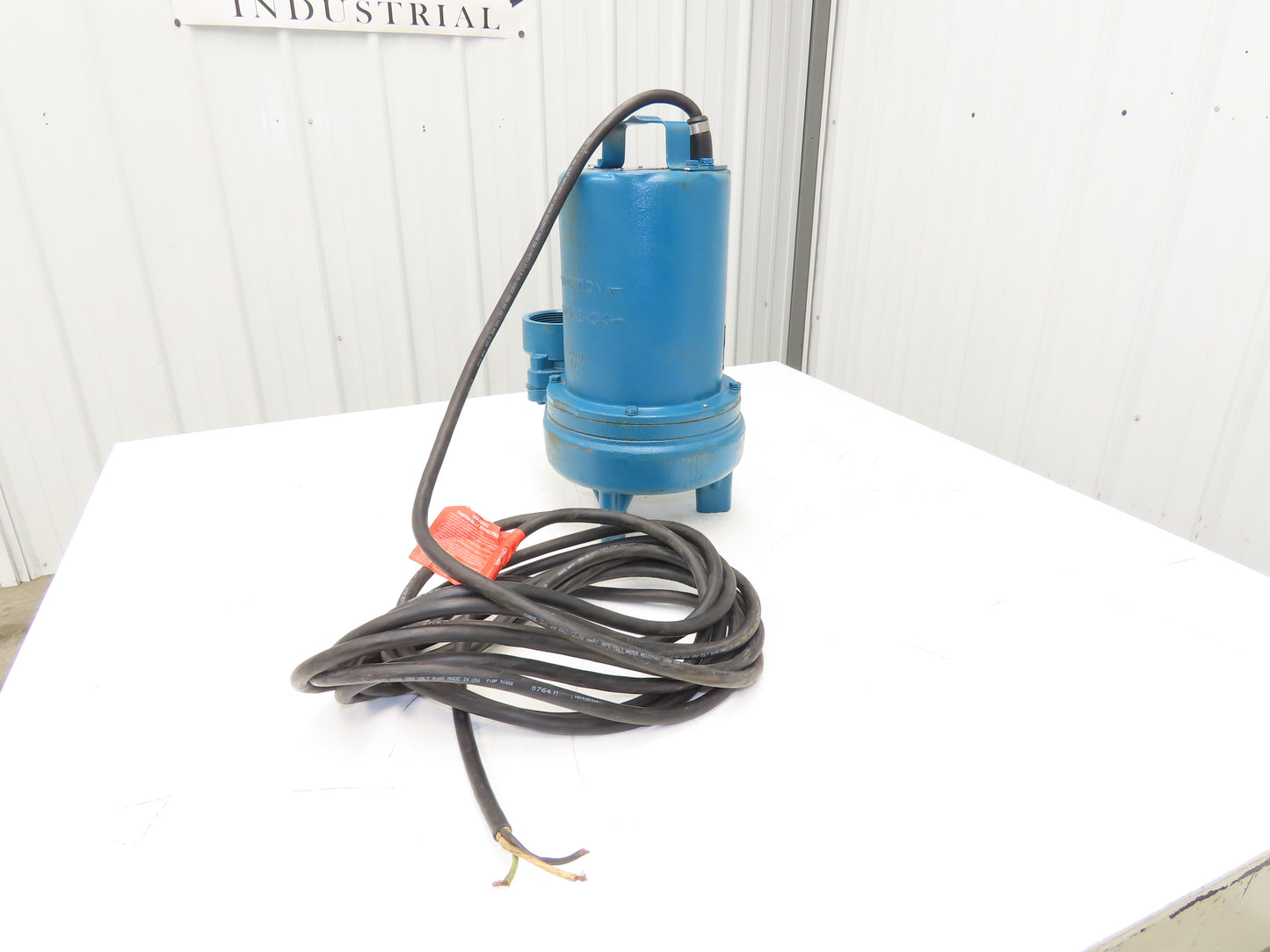 Barnes 3SE1074L Submersible Sewage Ejector Sump Pump 3"NPT 1Hp 240V 1PH 200GPM