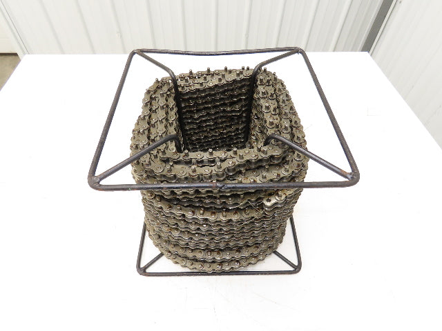 Peer 50R X100FT SP D-1 E2PIN Roller Chain #50 Riveted 100' Reel D-1 Attachment