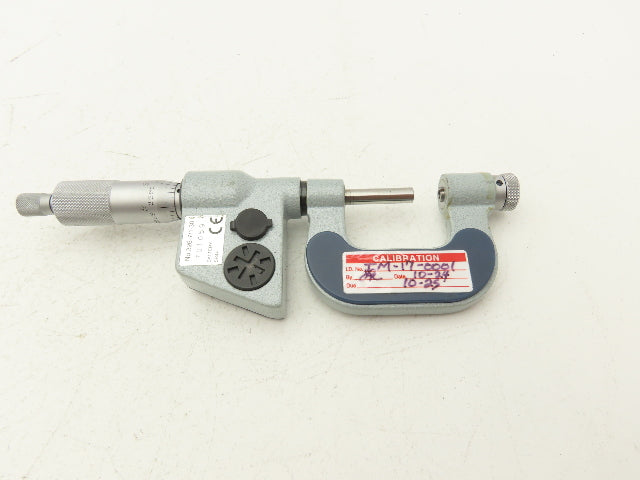 Mitutoyo 326-711-30 Digimatic Screw Thread Micrometer 0-1" with M1-M6 Anvil Set