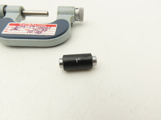 Mitutoyo 326-711-30 Digimatic Screw Thread Micrometer 0-1" with M1-M6 Anvil Set