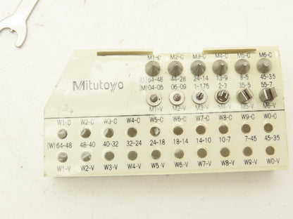 Mitutoyo 326-711-30 Digimatic Screw Thread Micrometer 0-1" with M1-M6 Anvil Set