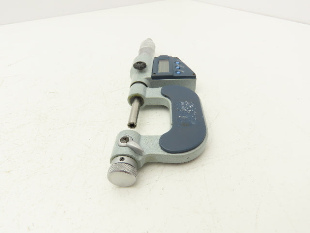 Mitutoyo 326-711-30 Digimatic Screw Thread Micrometer 0-1" with M1-M6 Anvil Set