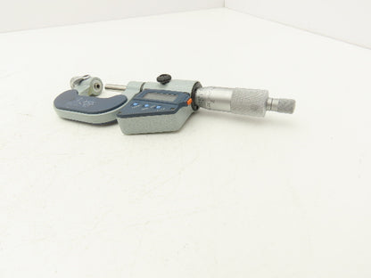 Mitutoyo 326-711-30 Digimatic Screw Thread Micrometer 0-1" with M1-M6 Anvil Set