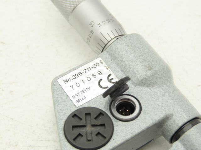 Mitutoyo 326-711-30 Digimatic Screw Thread Micrometer 0-1" with M1-M6 Anvil Set