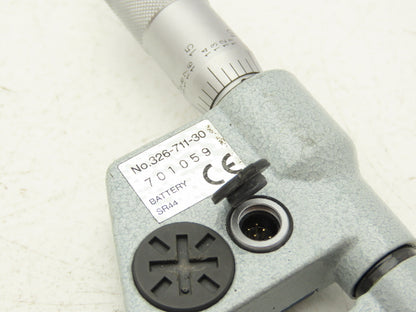 Mitutoyo 326-711-30 Digimatic Screw Thread Micrometer 0-1" with M1-M6 Anvil Set