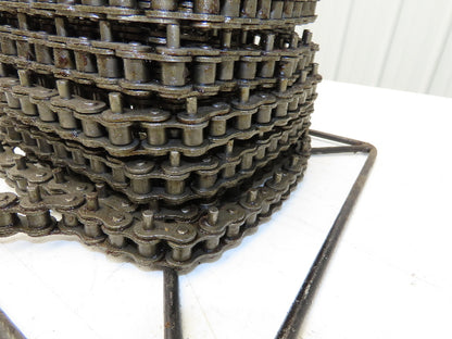 Peer 50R X100FT SP D-1 E2PIN Roller Chain #50 Riveted 25' Reel D-1 Attachment