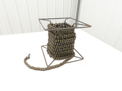 Peer 50R X100FT SP D-1 E2PIN Roller Chain #50 Riveted 25' Reel D-1 Attachment