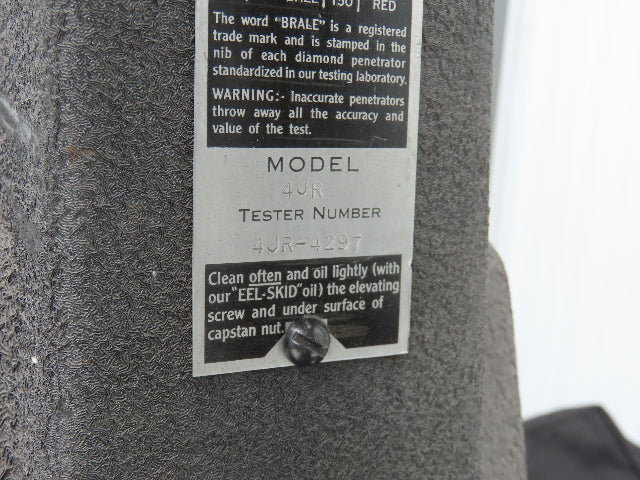 Wilson Rockwell Model 4JR Hardness Tester Metal Testing Zerominder