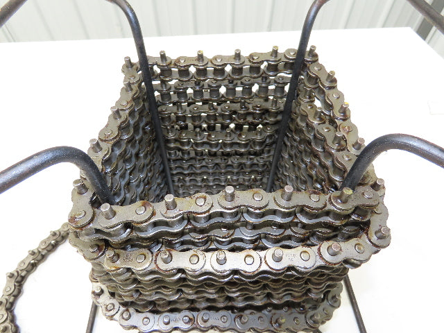 Peer 50R X100FT SP D-1 E2PIN Roller Chain #50 Riveted 20' Reel D-1 Attachment
