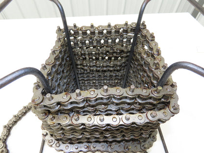Peer 50R X100FT SP D-1 E2PIN Roller Chain #50 Riveted 20' Reel D-1 Attachment