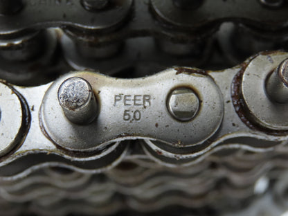 Peer 50R X100FT SP D-1 E2PIN Roller Chain #50 Riveted 20' Reel D-1 Attachment