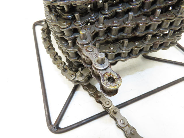 Peer 50R X100FT SP D-1 E2PIN Roller Chain #50 Riveted 20' Reel D-1 Attachment