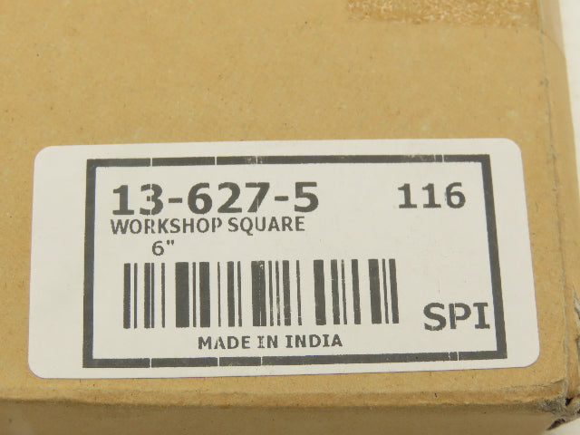 SPI 13-627-5 Precision Machinist Square 6" Blade 4" Base  Lot of 5