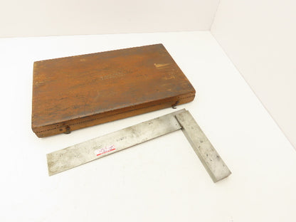 Starrett No 20-12" Precision Machinist Square 12" Blade 7" Base  .0001"