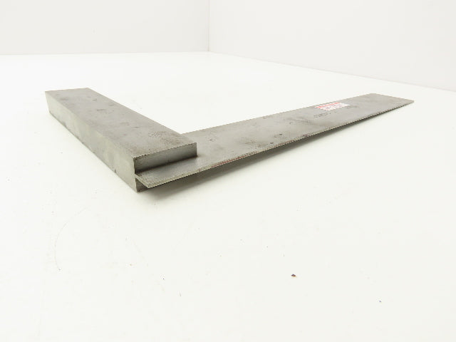 Starrett No 20-12" Precision Machinist Square 12" Blade 7" Base  .0001"