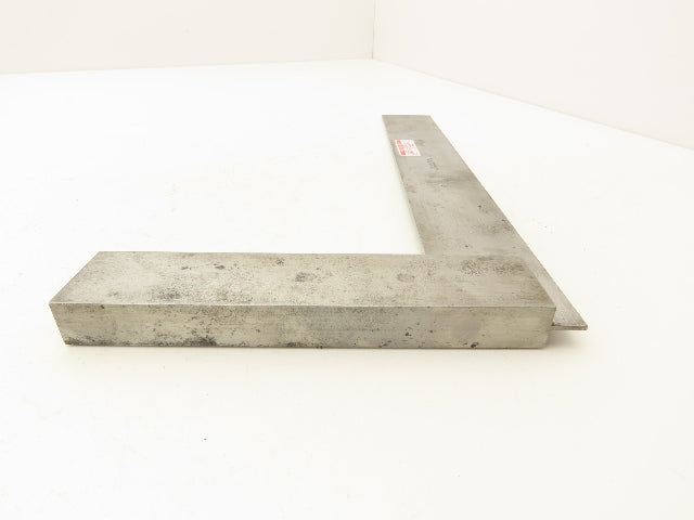 Starrett No 20-12" Precision Machinist Square 12" Blade 7" Base  .0001"