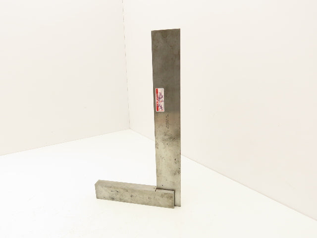 Starrett No 20-12" Precision Machinist Square 12" Blade 7" Base  .0001"