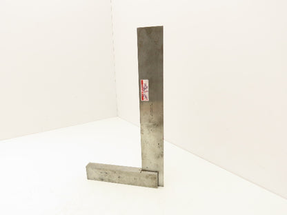Starrett No 20-12" Precision Machinist Square 12" Blade 7" Base  .0001"