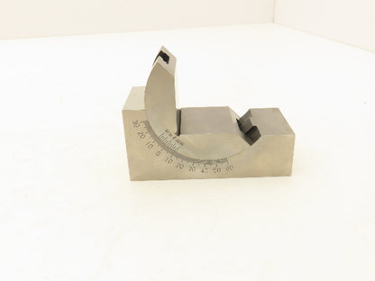 PAB10010H Precision Adjustable Angle V-Block 0-60 Deg 1-13/16"W x 4" L