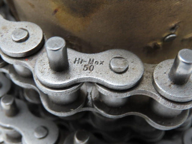 Hitachi 50R Hi-Max Roller Chain #50 Riveted 15' Reel D-1 Attachment