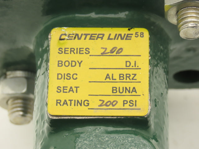 Centerline 58 Series 200 Butterfly Valve 3" Wafer 4-Bolt 200 PSI CF8M Buna