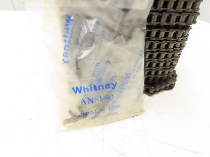 Jeffrey Chain 40-1R #40 Precision Riveted Roller Chain 1/2" Pitch 100 Foot Roll