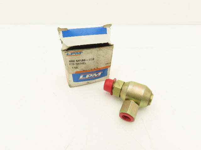 Hydraulics Inc LPM 002 64189-002 Forklift Hydraulic Swivel Fitting For Crown