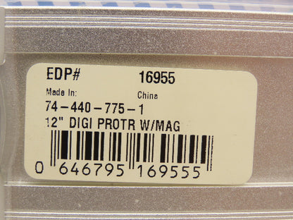 Fowler 74-440-775-1 Digi-Pro 12" Electronic Angle Protractor 0-360° Range