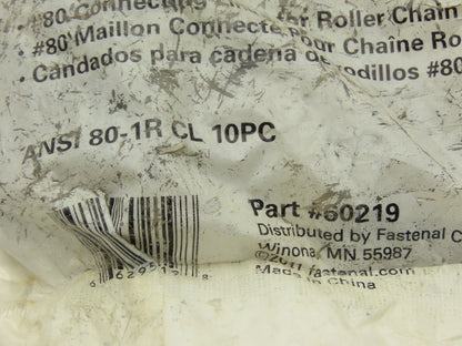 Stronghold Power Transmission 60219 Roller Chain Connecting Link #80 Lot of 30