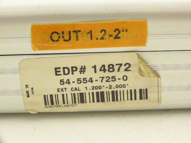 Fowler 54-554-725-0 Digital Outside Caliper Gage 1.2"-2" Range 30-50mm .0002"