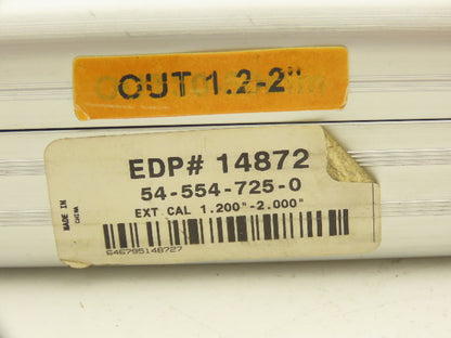 Fowler 54-554-725-0 Digital Outside Caliper Gage 1.2"-2" Range 30-50mm .0002"