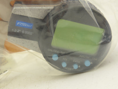 Fowler 54-554-725-0 Digital Outside Caliper Gage 1.2"-2" Range 30-50mm .0002"