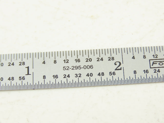 Fowler 52-295-006  6" Flexible Steel Ruler 4R Reading  Lot of 5