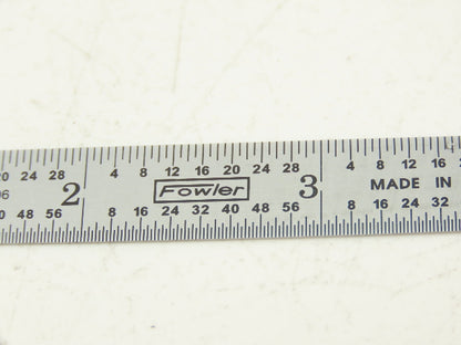 Fowler 52-295-006  6" Flexible Steel Ruler 4R Reading  Lot of 5