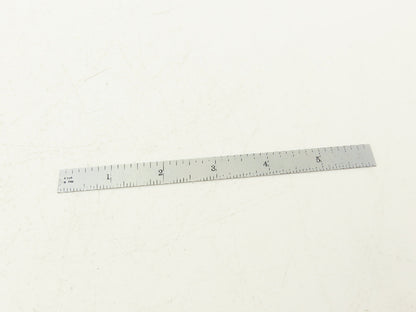 Fowler 52-295-006  6" Flexible Steel Ruler 4R Reading  Lot of 5