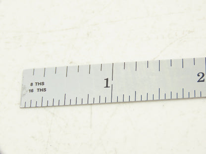Fowler 52-295-006  6" Flexible Steel Ruler 4R Reading  Lot of 5