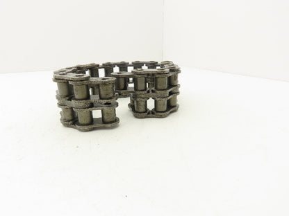 Renold 80-2 2 Strand Roller Chain Riveted 18 Link 18" Length 1" Pitch