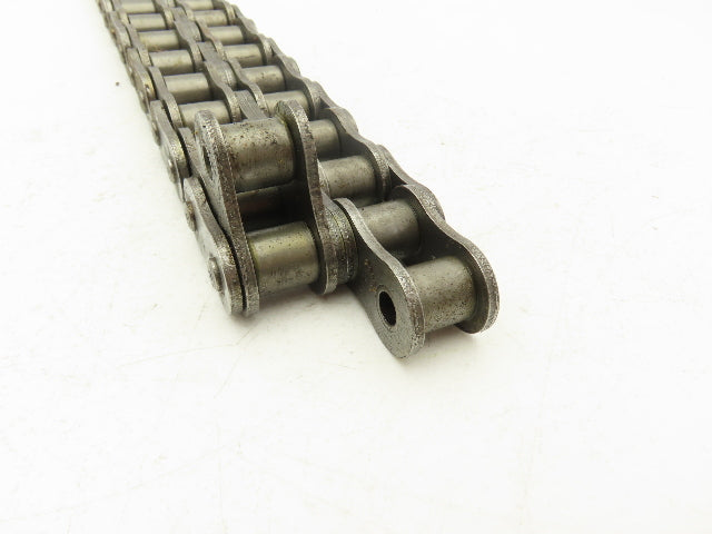 Renold 80-2 2 Strand Roller Chain Riveted 18 Link 18" Length 1" Pitch