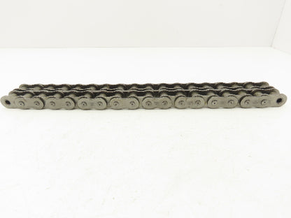 Renold 80-2 2 Strand Roller Chain Riveted 18 Link 18" Length 1" Pitch