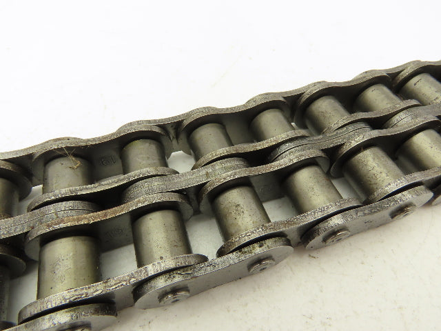 Renold 80-2 2 Strand Roller Chain Riveted 18 Link 18" Length 1" Pitch