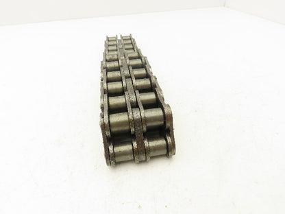 Renold 80-2 2 Strand Roller Chain Riveted 18 Link 18" Length 1" Pitch