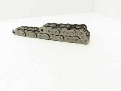 Renold 80-2 2 Strand Roller Chain Riveted 18 Link 18" Length 1" Pitch
