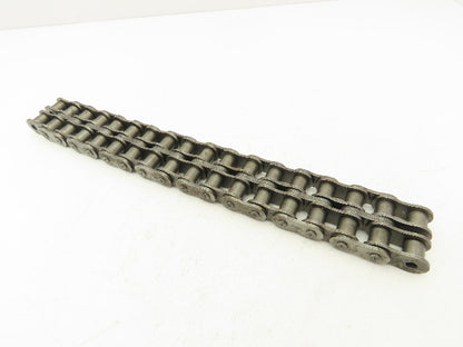 Renold 80-2 2 Strand Roller Chain Riveted 18 Link 18" Length 1" Pitch