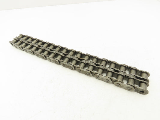 Renold 80-2 2 Strand Roller Chain Riveted 18 Link 18" Length 1" Pitch