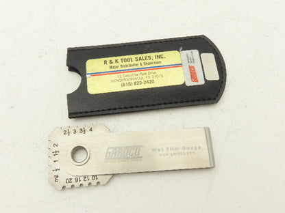 Gardco WF-790050 Dual Wet Film Thickness Gauge 1/2-20 Mil 13-508 Micron