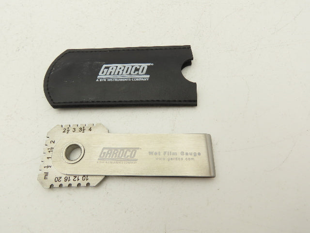Gardco WF-790050 Dual Wet Film Thickness Gauge 1/2-20 Mil 13-508 Micron