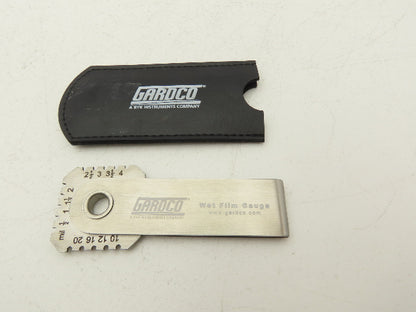 Gardco WF-790050 Dual Wet Film Thickness Gauge 1/2-20 Mil 13-508 Micron