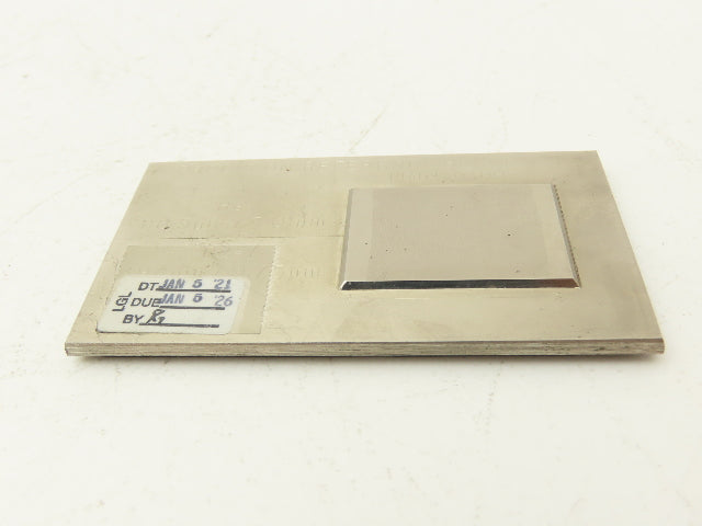 Mahr PMD-90300 Surface Roughness Test Reference Specimen Sinusoidal Single Patch