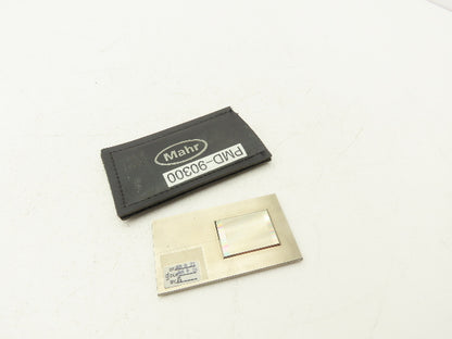 Mahr PMD-90300 Surface Roughness Test Reference Specimen Sinusoidal Single Patch