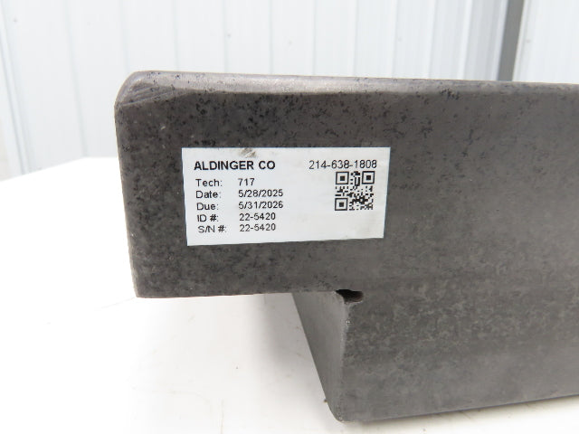 Standridge Granite Surface Inspection Plate 24 x 18 x 4" Grade B Tool Room Step